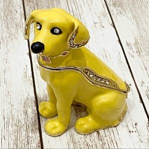 Chaka Purebred Yellow Labrador Enamel Teinket